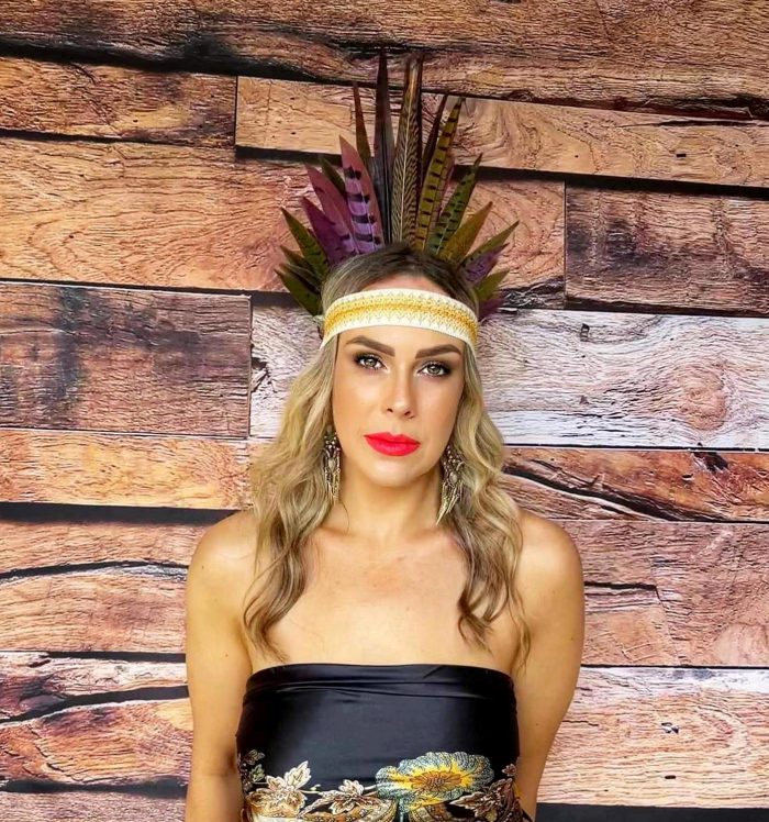 the ultimate feather headpiece for festival life