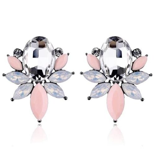 style these crystal earrings with your divalicious head candy