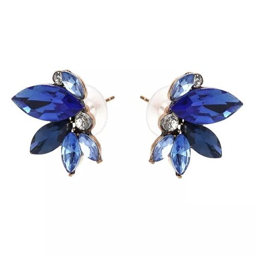 petite royal blue crystal earrings from the divalicious candyland collection