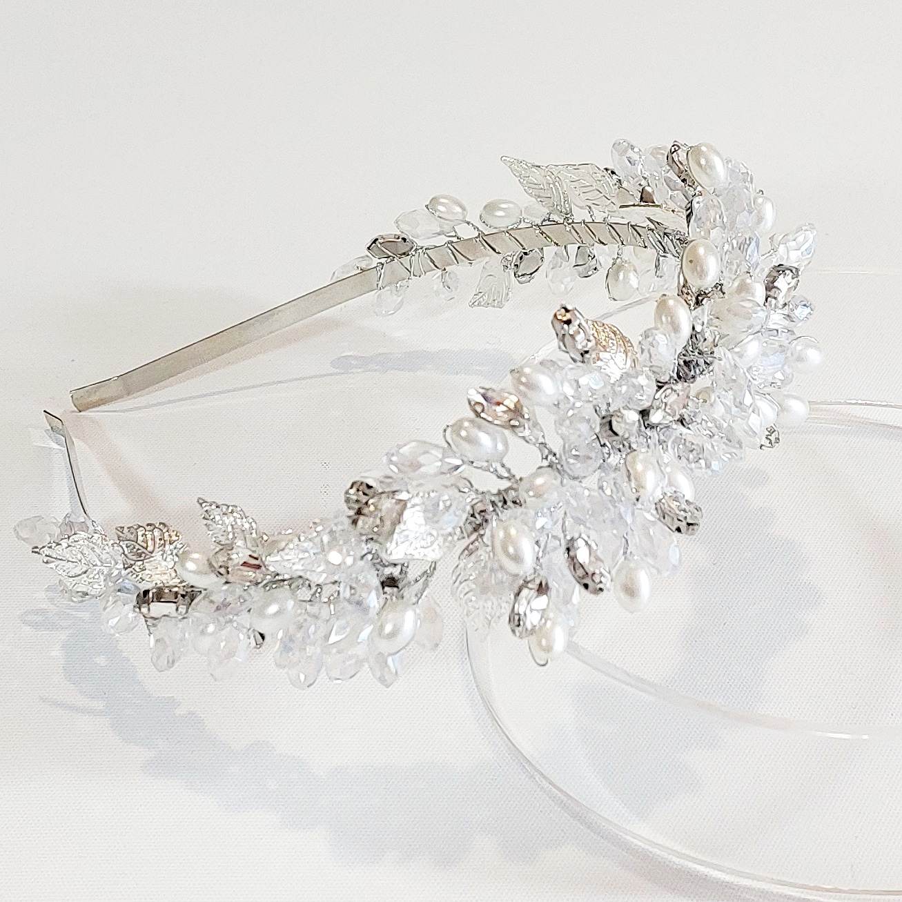 a sparkling vintage styled headpiece for the races or wedding