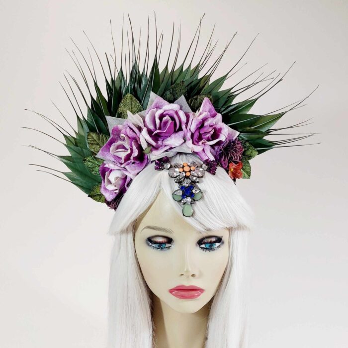 statement fascinator designed by divalicious to wear to the races
