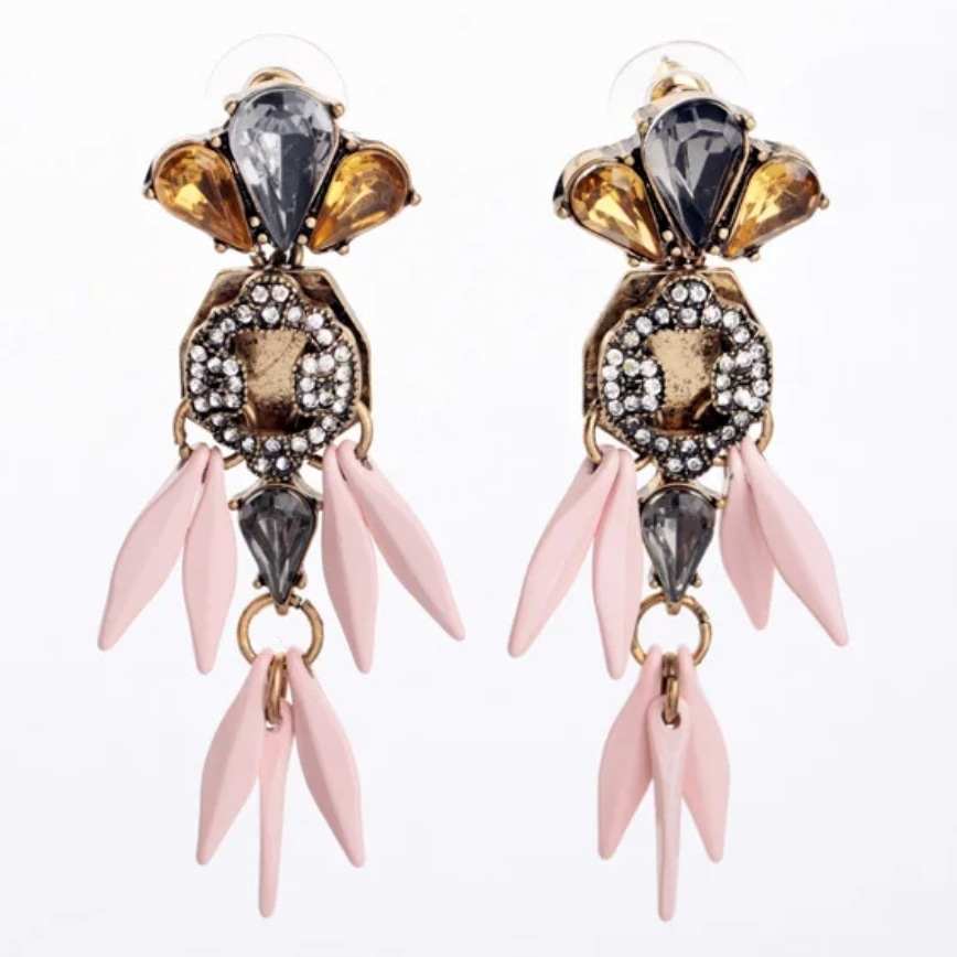 divalicious vintage style crystal earrings for weddings and special events