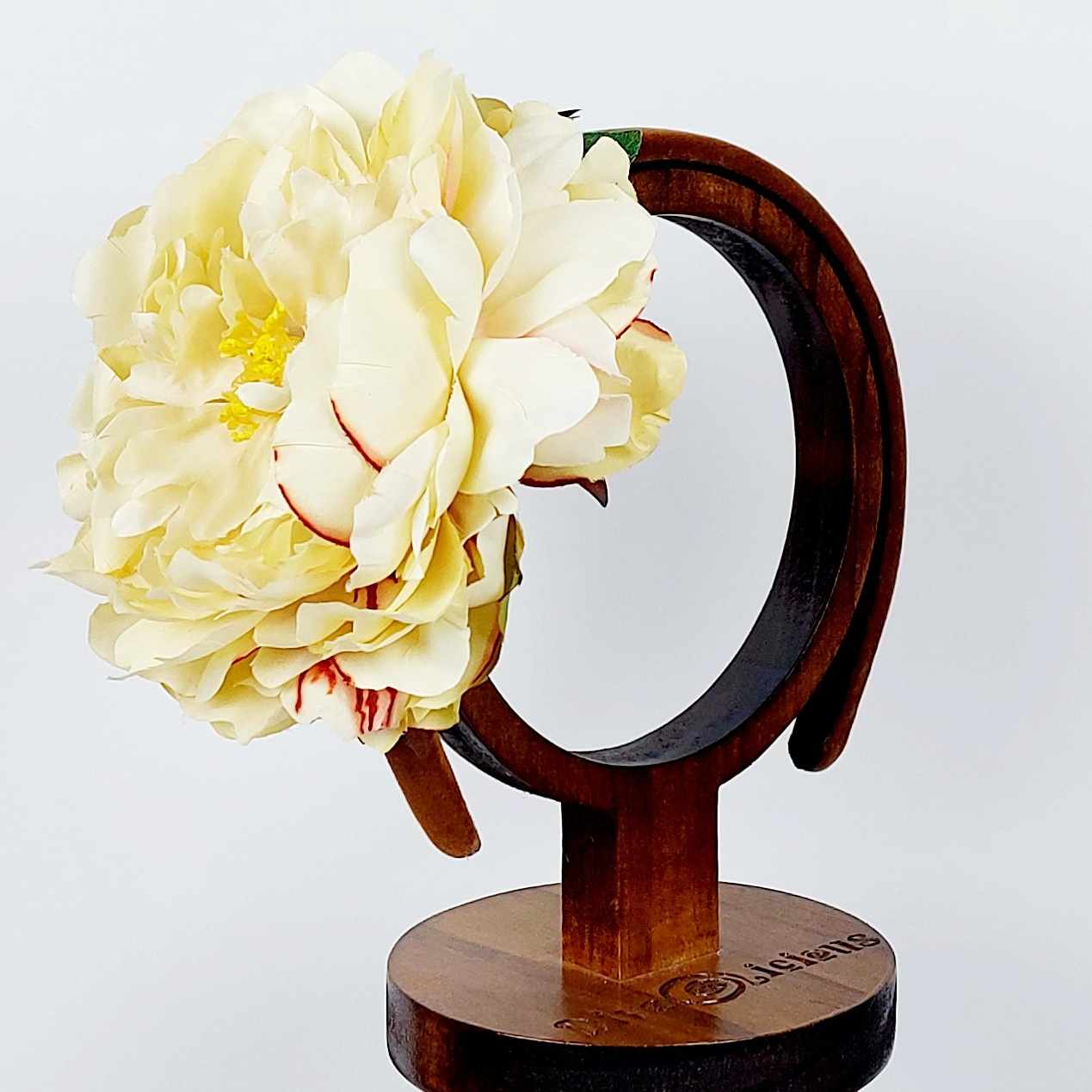 divalicious silk flower headpiece for races weddings